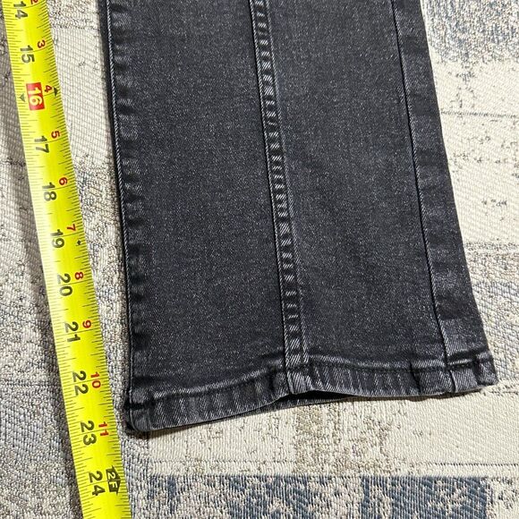 Michael Kors Women Jeans Selma Hi Rise 8P Black Selma Cropped Flare $110 NWT - Picture 7 of 10